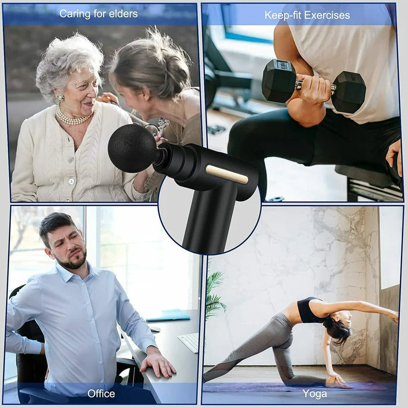 Deep Tissue Massager – Cordless for Muscle Pain Relief