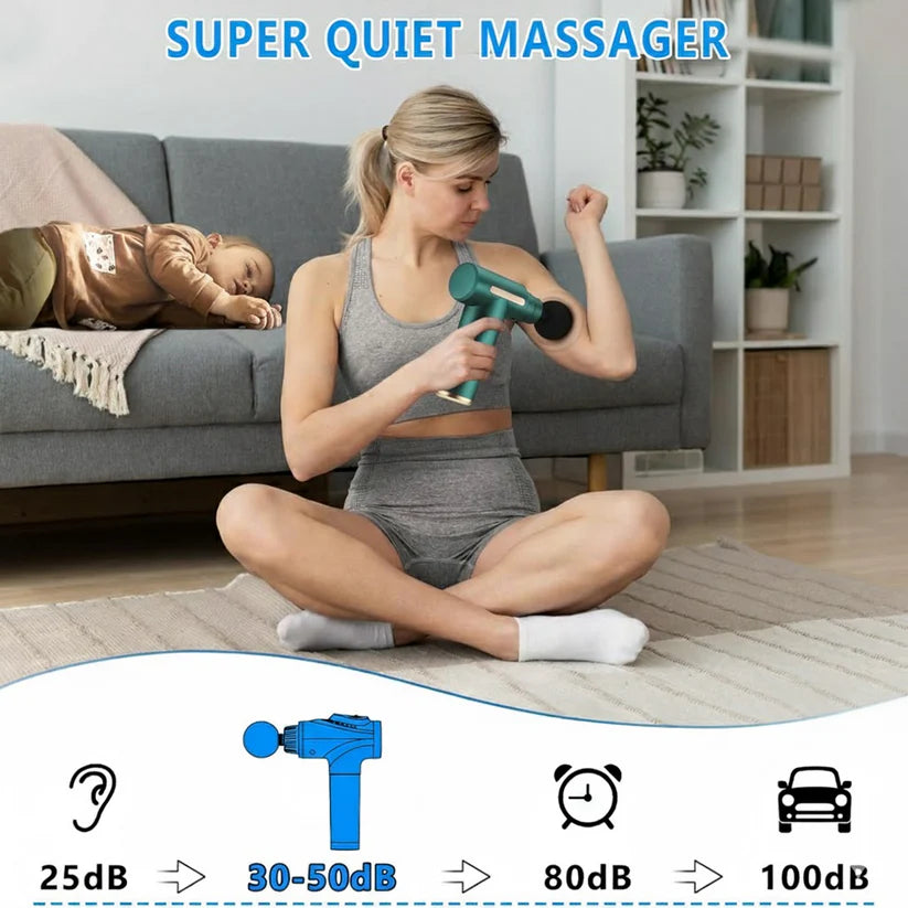 Deep Tissue Massager – Cordless for Muscle Pain Relief