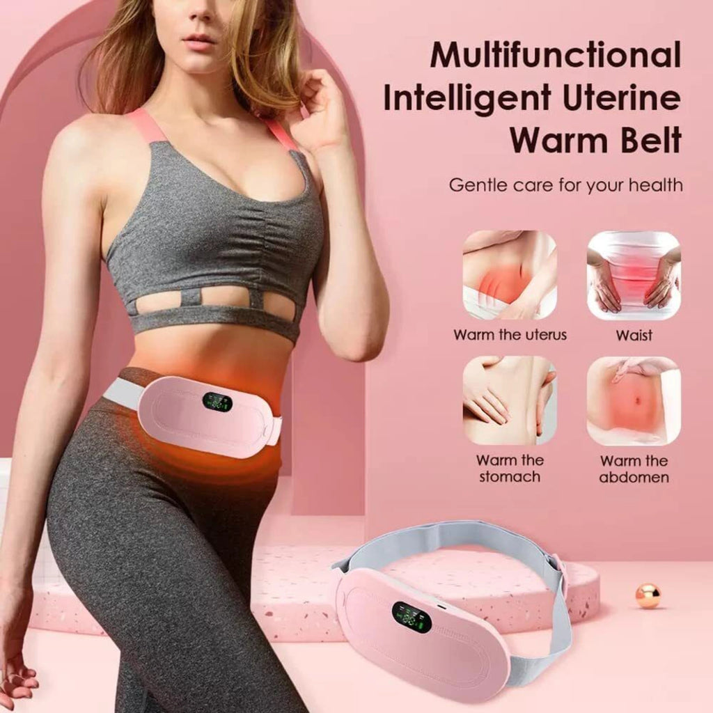 Menstrual Cramp Relief Belt – Rechargeable Heating Pad